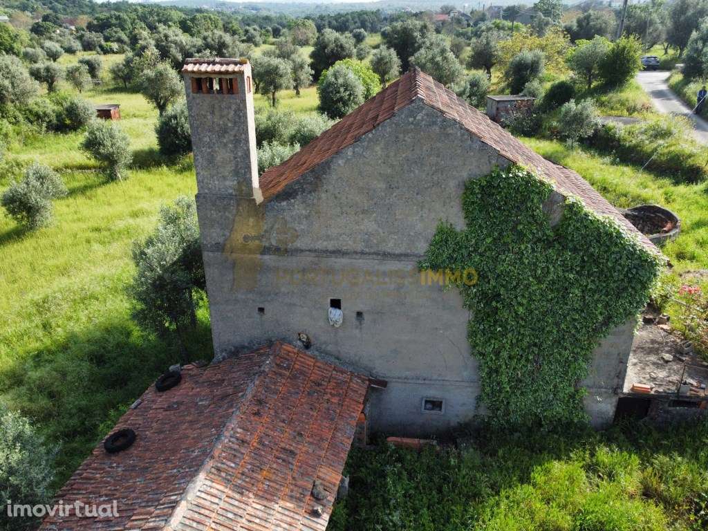 Vende-se: Bela casa antiga para renovar; magnífico terreno arborizado. - Grande imagem: 2/37