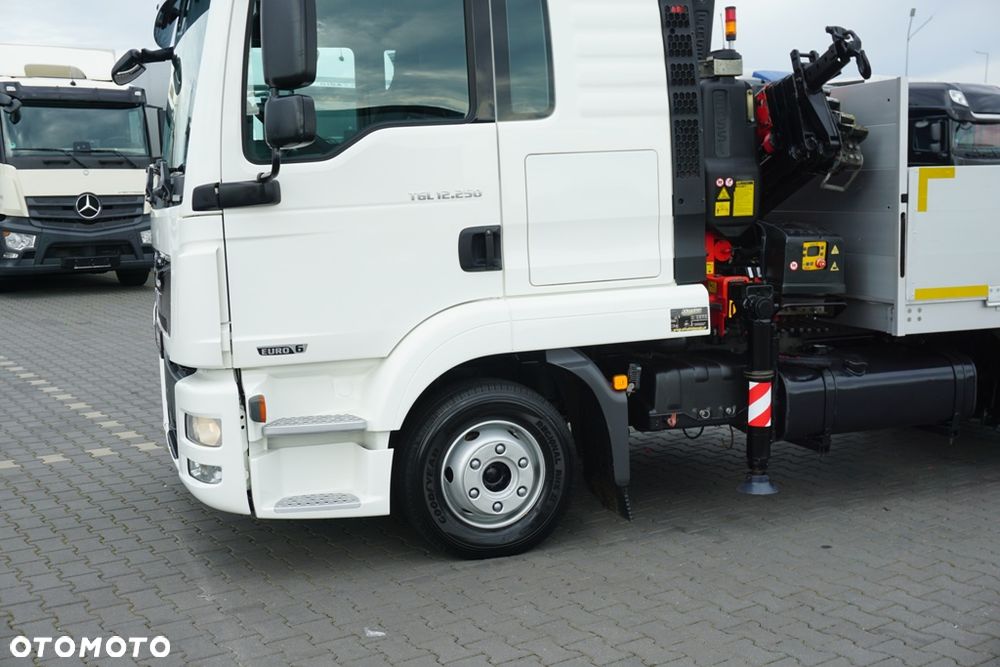 MAN TGL / 12.250 / SKRZYNIOWY + HDS / FASSI F 65 / PILOT - 35