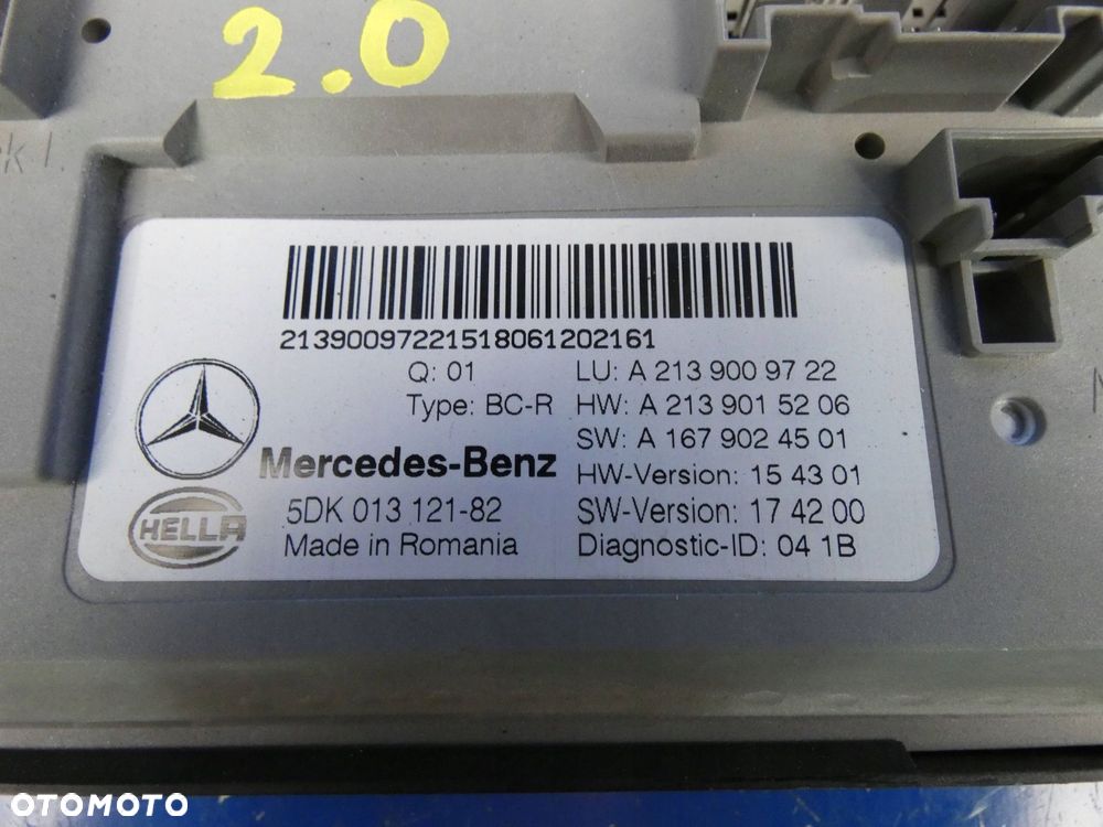 MERCEDES E KLASA W213 MODUŁ STROWNIK KOMFORTU SAM - 2