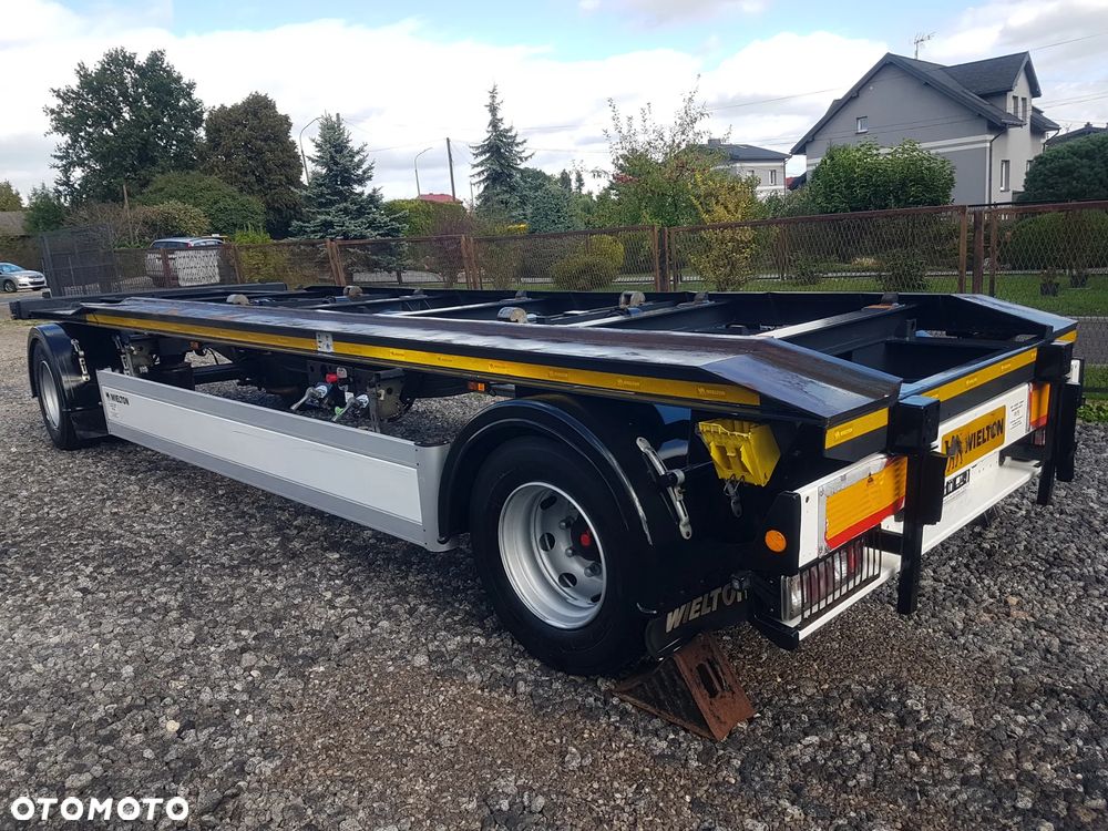 Wielton PS-2 PRZYCZEPA POD KONTENERY DO HAKOWCA 2-OSIE BLIŹNIAKI HUFFERMANN ZASŁAW SKIBICKI - 3