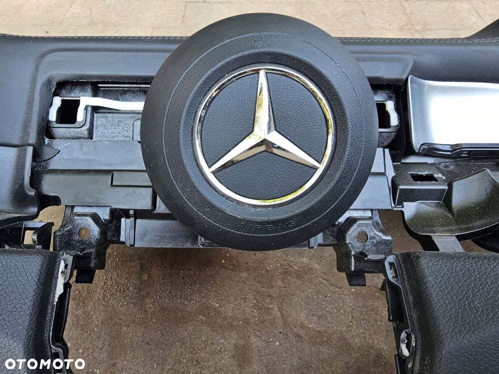 konsola airbag pasy komplet mercedes glc 254 w254 skóra - 3