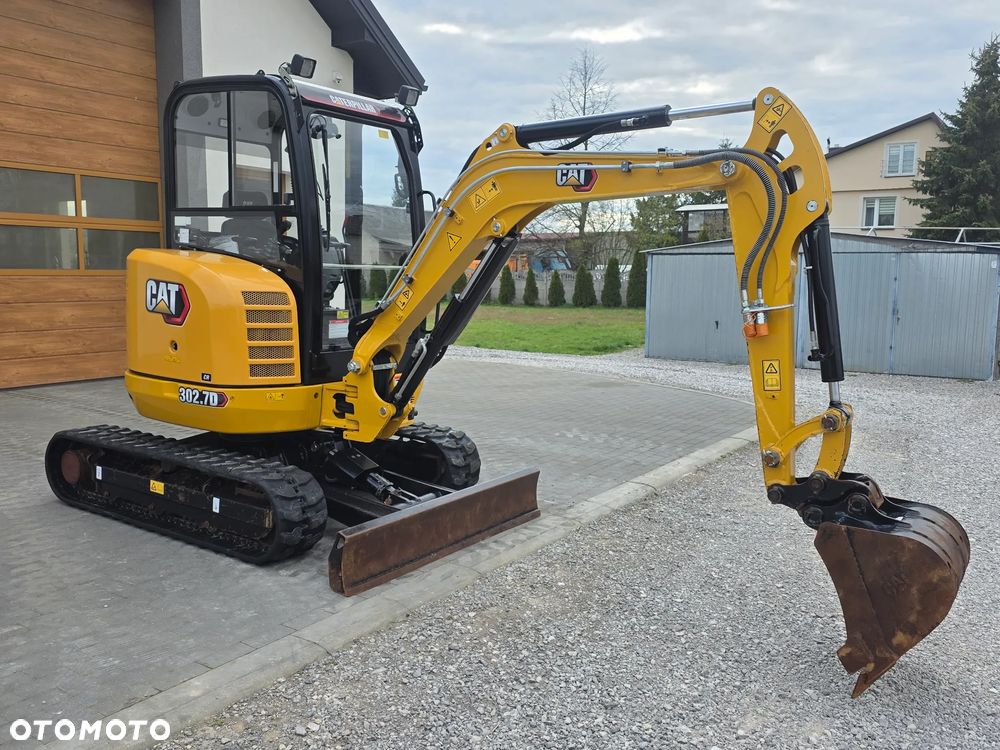 Caterpillar CAT 302.7 D CR mini koparka szybkozłącze 3 łyżki piękna serwisowana 1 wł JCB sprowadzona - 32