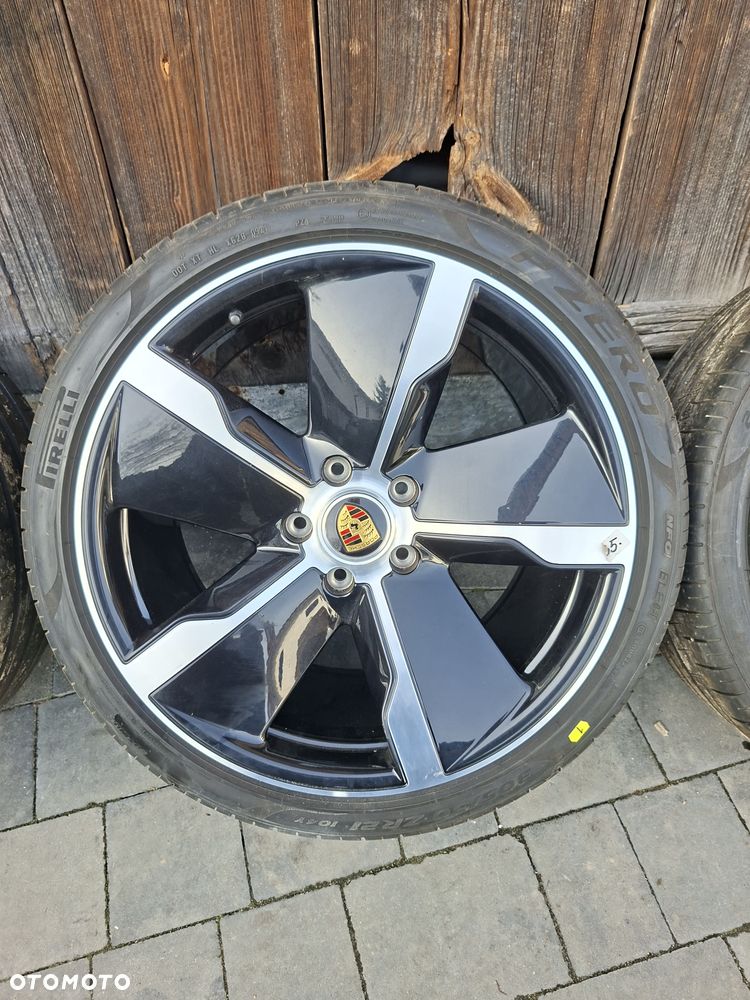 Sprzedam koła do Porsche Taycan 21cali Opony jak nowe dot21 - 4