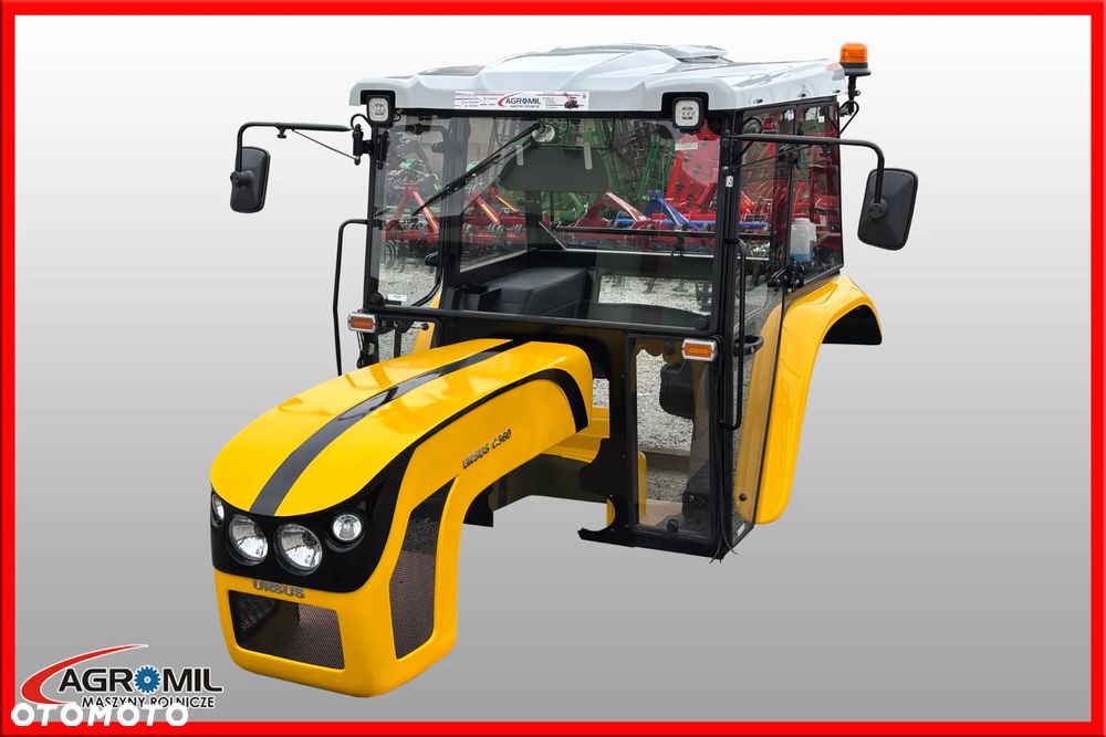 Kabina C-360 z błotnikami BTW X 2023 r. Naglak + maska 04 kolor biało-żółty - 1