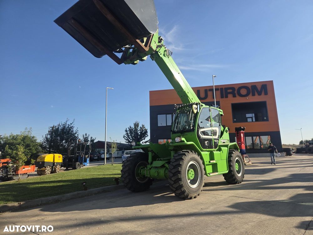 Merlo CA SI O MACARA de 12t, P120.10, ridica 12t la 5m si 7t la 10m, 1.164h, 2018, furci, cupa 3,5mc, Masa operational 15,6t, sistem protectie cu 3 camere/parte, protectie cabina, Aer cond, cilindri de MACARA, posibil leasing 2 ani, PROMOTIE 93.900 EUR+Tva - 37