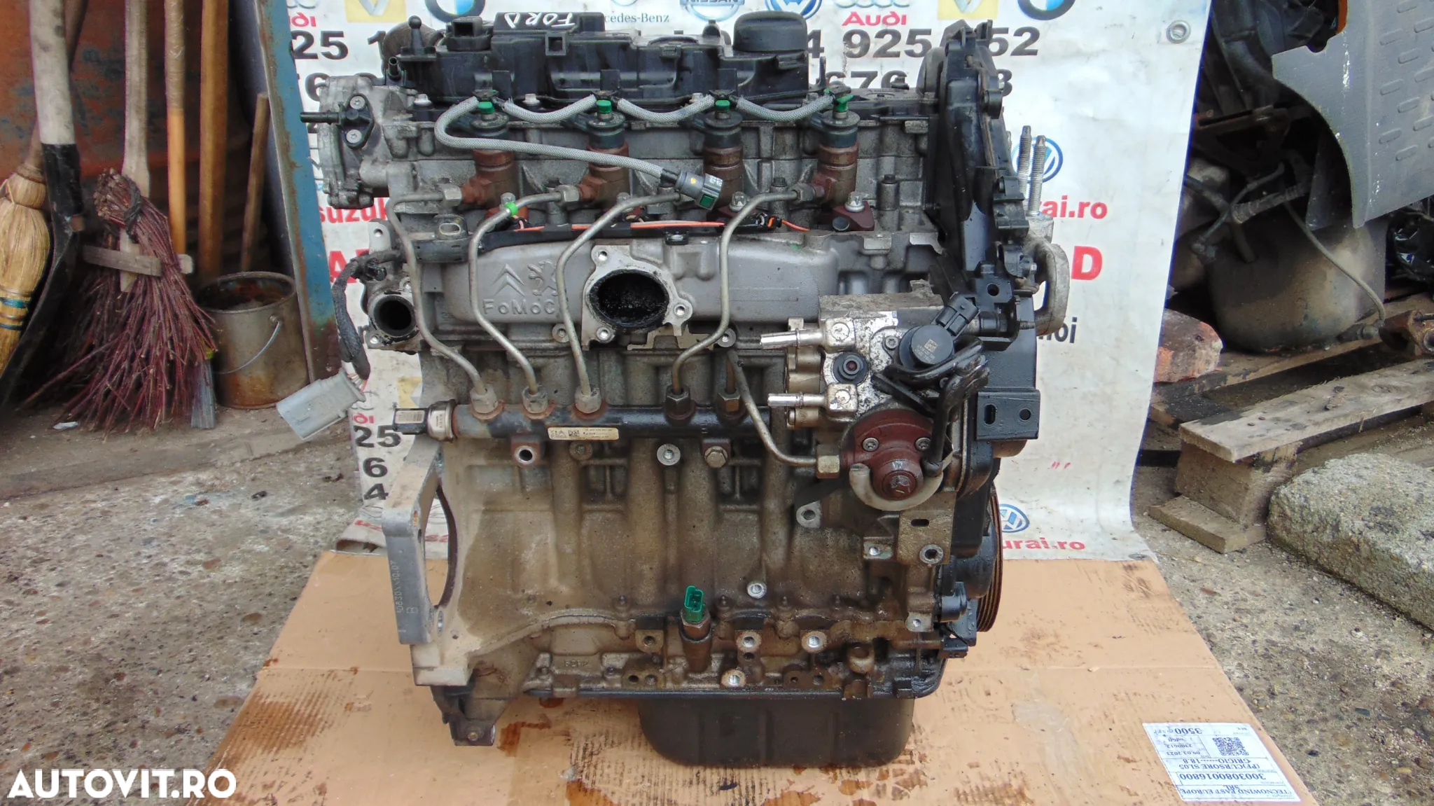 Motor ford Focus 1.6 euro 5 Fiesta C Max Tourneo connect Peugeot partner  508 citroen c3 c4 c5 cv1q - 6