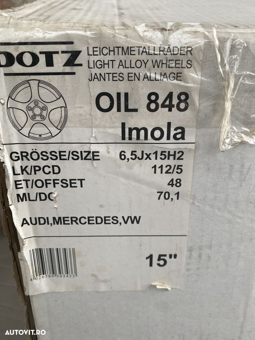 Vand jante aliaj noi 5x112 potrivite ptr volkswagen, audi skoda seat - 4