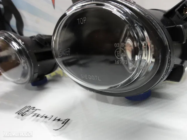 Farois de nevoeiro com luz branca 5000k para BMW E46 PACK M, M3 / BMW E39 PACK M, M5 em Cristal ou em fundo smoke - 16