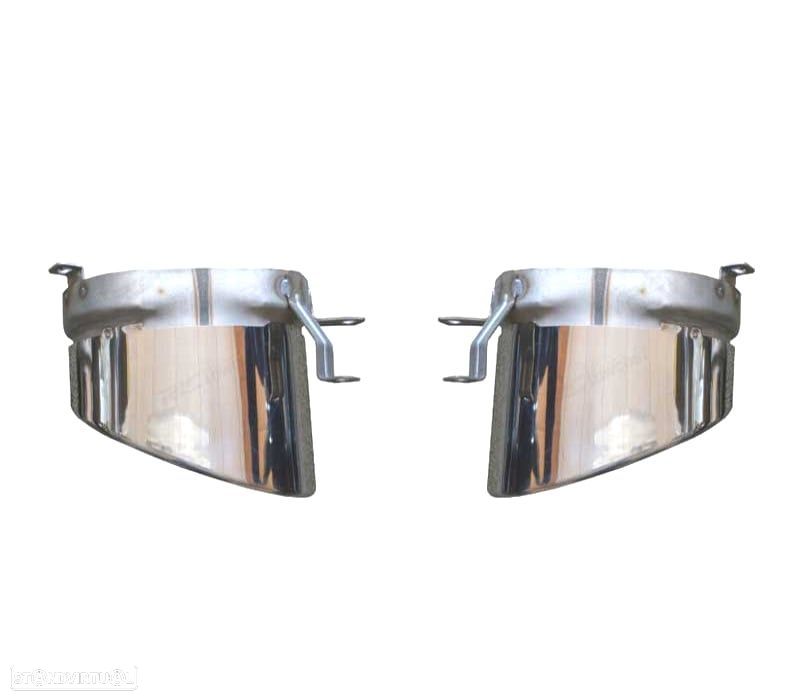 DIFUSOR AUDI A6 S LINE 15-18 LOOK RS6 PRETO BRILHANTE - 2