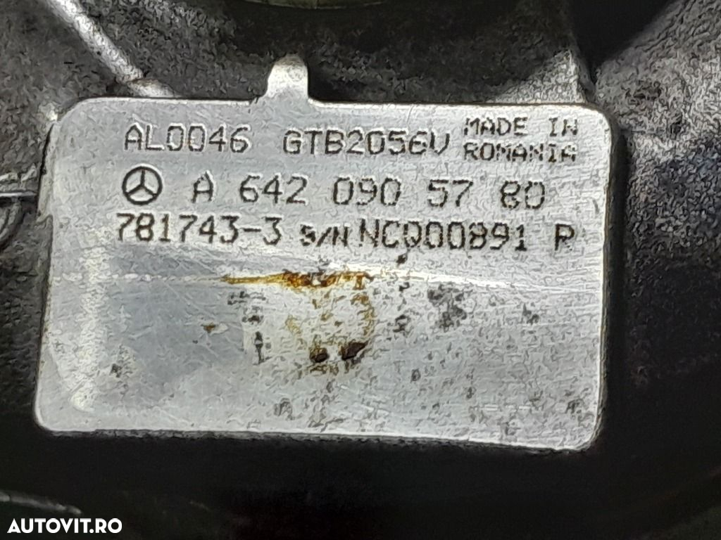 Turbo Mercedes ML W164 Facelift 3.0 D 2008 - 2009 231CP 642820 Euro4 (1072) CU ACTUATOR ... - 5