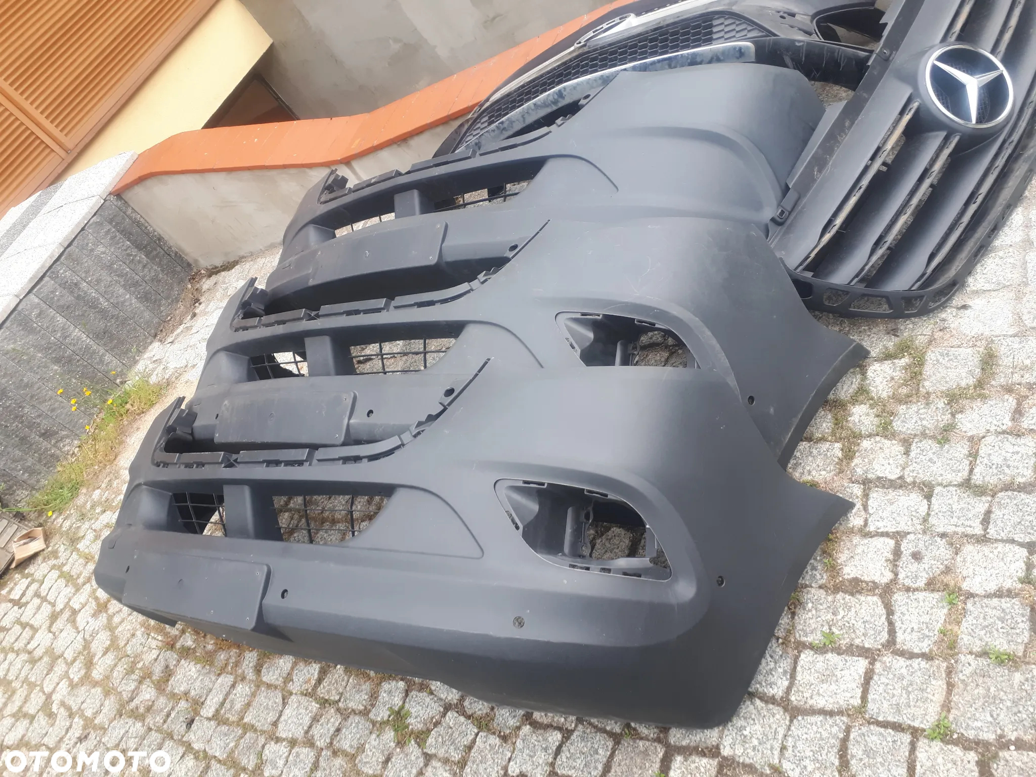 MERCEDES SPRINTER 907 910 ZDERZAK PRZEDNI PDC HALOGENY - 3