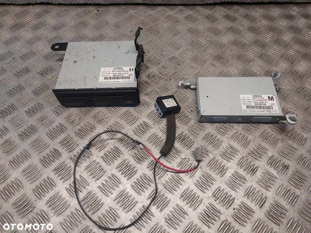 MODUŁ + ZMIENIARKA + WZMACNIACZ ANTENY NAWIGACJI GPS NISSAN MURANO Z50 - 1