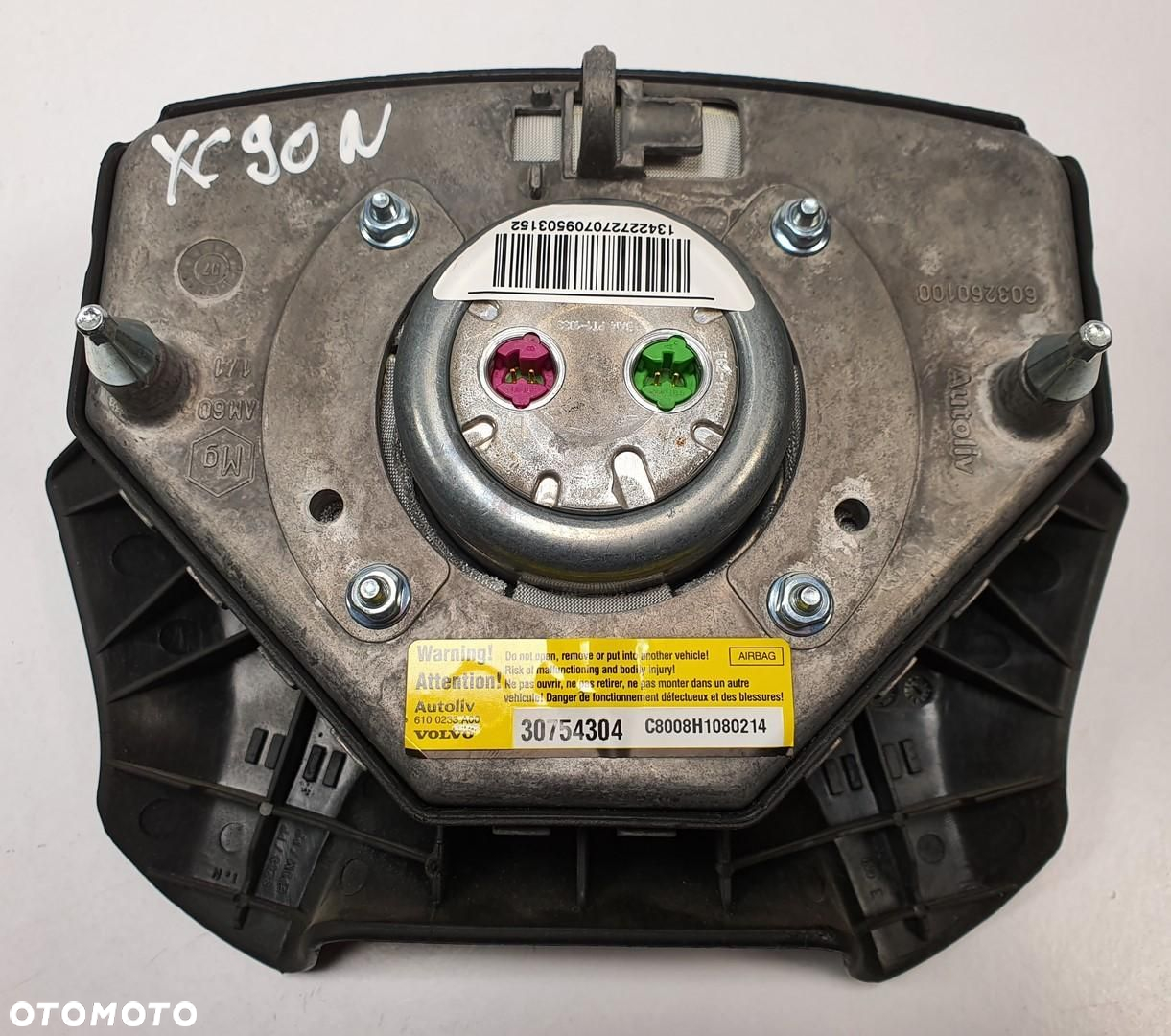 PODUSZKA AIRBAG KIEROWCY VOLVO XC90 30754304 - 3