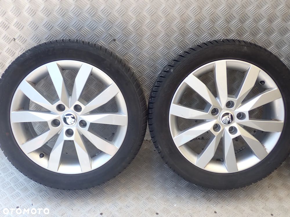 FELGI ALUMINIOWE SKODA 6JX17  ET 48  5X112  5E0601025 OPONY GRATIS 205/50/17 - 3