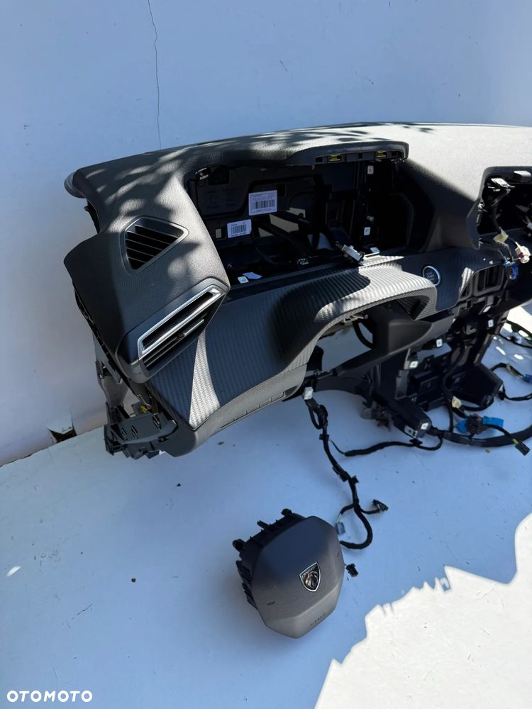PEUGEOT 2008 II LIFT 208 II KONSOLA PODUSZKI POWIETRZNE EU DESKA PASY ORYGINAŁ - 3