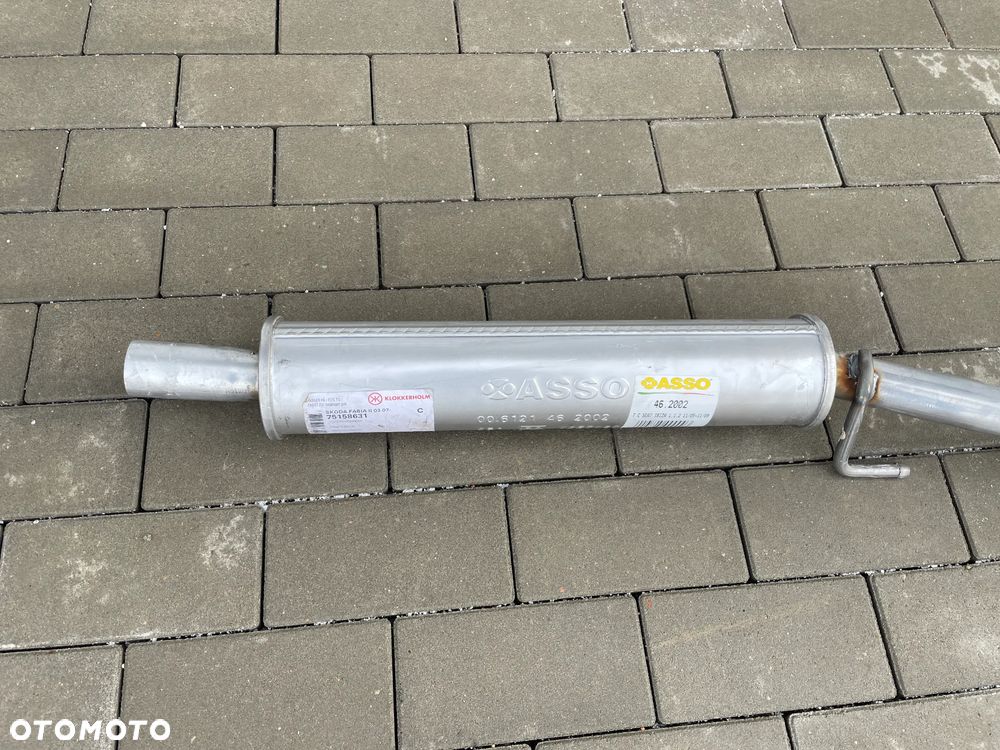 TŁUMIK PRZEDNI IBIZA, CORDOBA, TOLEDO, RAPID, ROOMSTER, POLO - NOWY ASSO 1,2 - 4