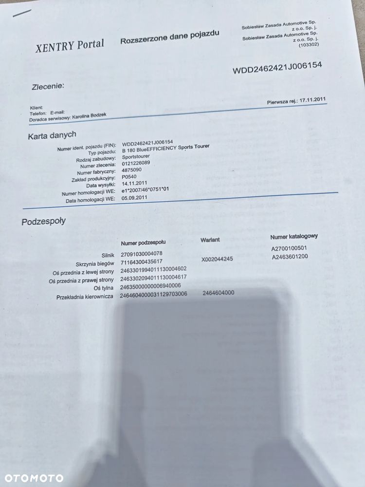 Mercedes-Benz Klasa B 180 BlueEFFICIENCY Edition Style - 31