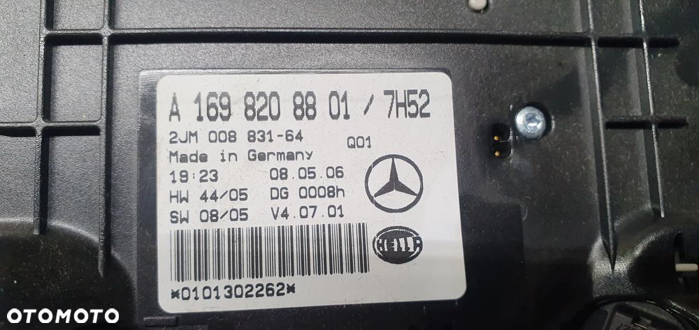 Lampka oświetlenie kabiny podsufitki Mercedes A-Klasa W169 A1698208801 - 7