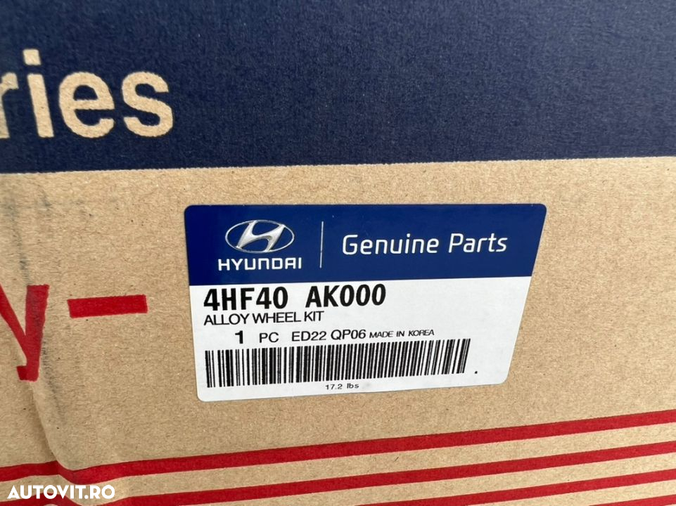 vând jante originale noi Hyundai Teracan pe 16” - 2