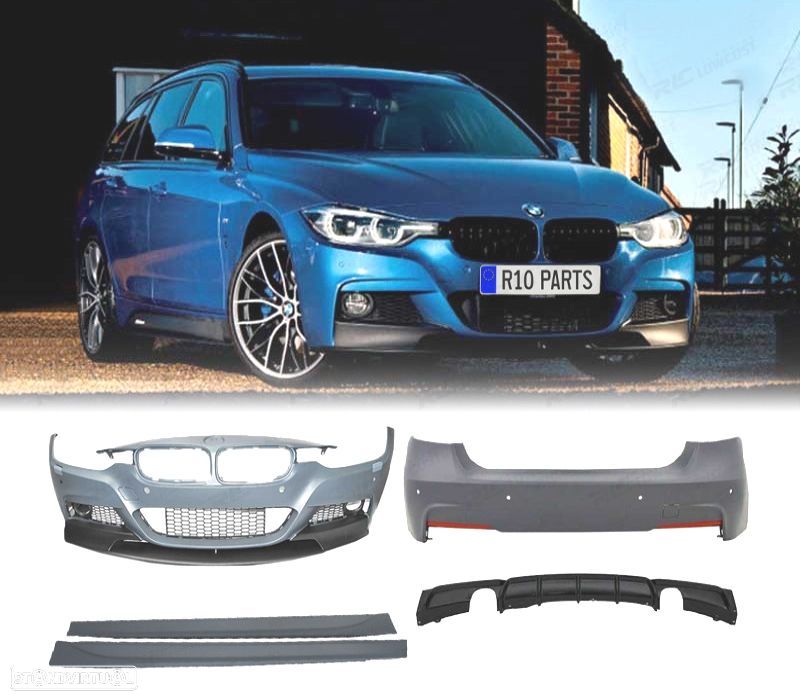 KIT CARROÇARIA BMW F31 TOURING LOOK M PERFORMANCE PDC - 1