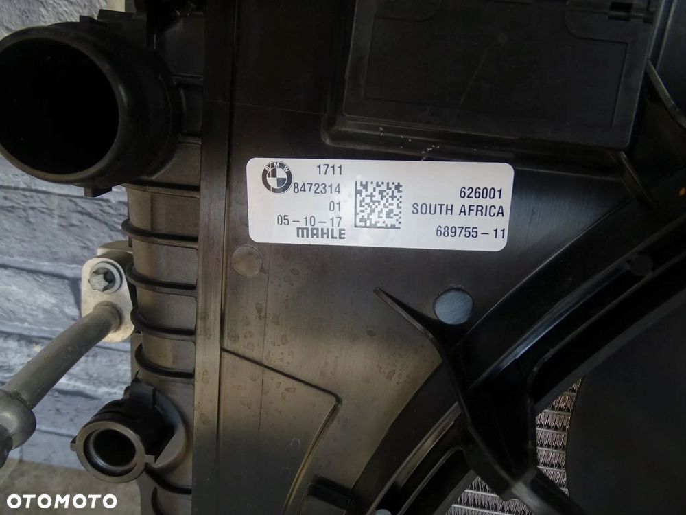 BMW X3 G01 X4 G02 CHŁODNICA KOMPLET CHŁODNIC 2.0D WENTYLATOR DIESEL - 8