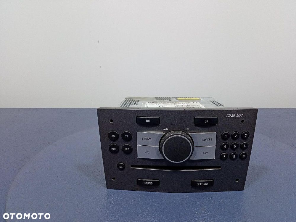 OPEL ASTRA III H RADIO CD FABRYCZNE OEM CD30 MP3 13190742 - 1