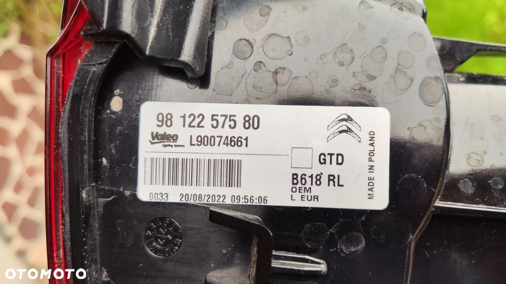 Citroen C3 III 16- Lampa Tylna Tył Lewa - 6