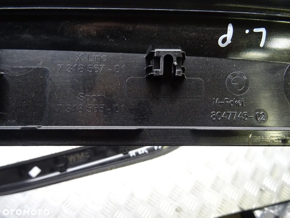 BMW X1 E84 LIFT 12-15 18I LISTWA NAKŁADKA PROGU PRAWA LEWA - 5