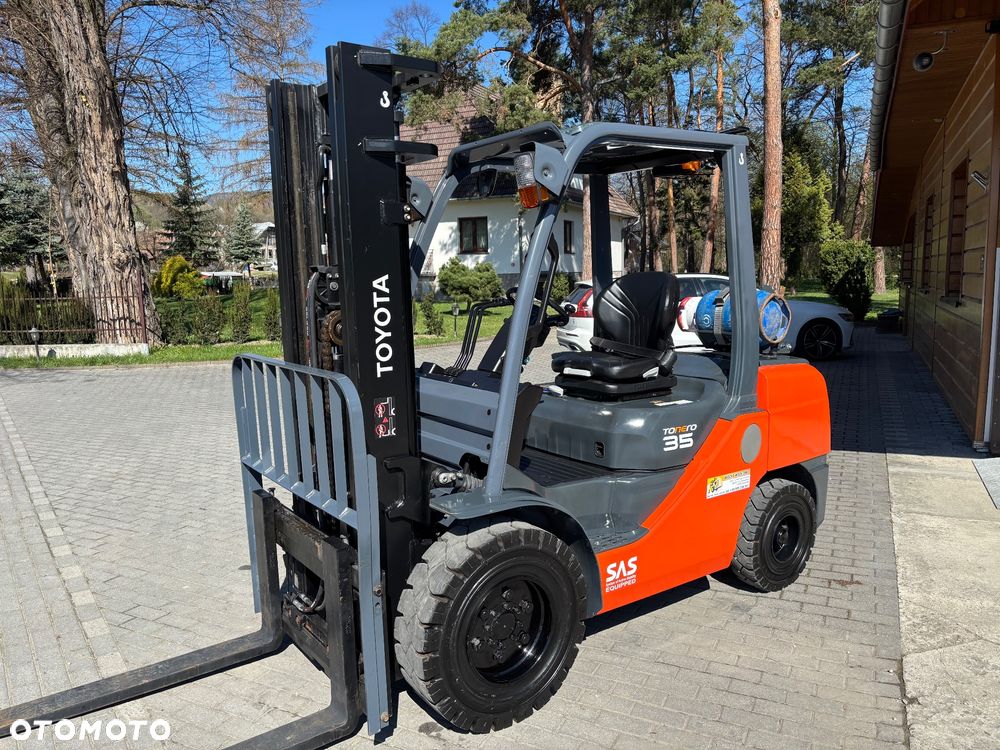 Toyota 8FGJF35 GWARANCJA LPG wolny skok waga DOSTAWA 64 800NETTO - 3