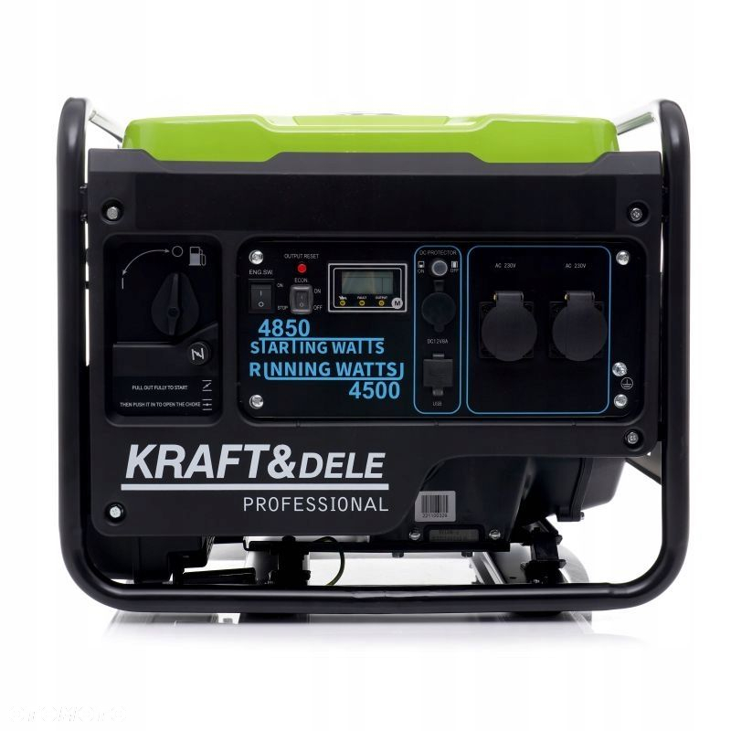 AGREGAT PRĄDOTWÓRCZY INWERTOROWY 4,5kW / 4,85kW BENZYNA KRAFTDELE KD688 - 2