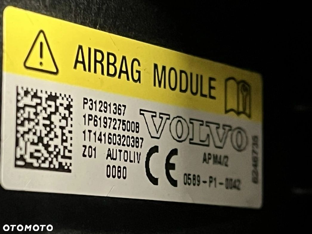 DESKA KONSOLA AIRBAG PODUSZKA PASAZERA VOLVO V40 II 2 P31291367 EU - 16