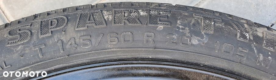 audi a6 c7 a7 4g koło opona dojazdowe 145/60/20 4g0601027e - 5