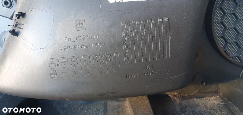 Boczek tapicerka prawy tył tylna prawa Opel Zafira C - 6