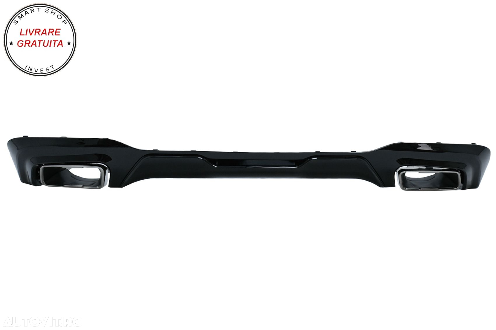 Difuzor Bara Spate cu Evacuare Dubla Crom BMW 2 Series F44 Gran Coupé (2020-up) M- livrare gratuita - 2