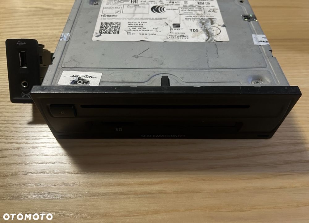 Jednostka MIB2 Seat ekran nawigacja radio usb 5F0919604 5QA035824 5Q0035724 - 2