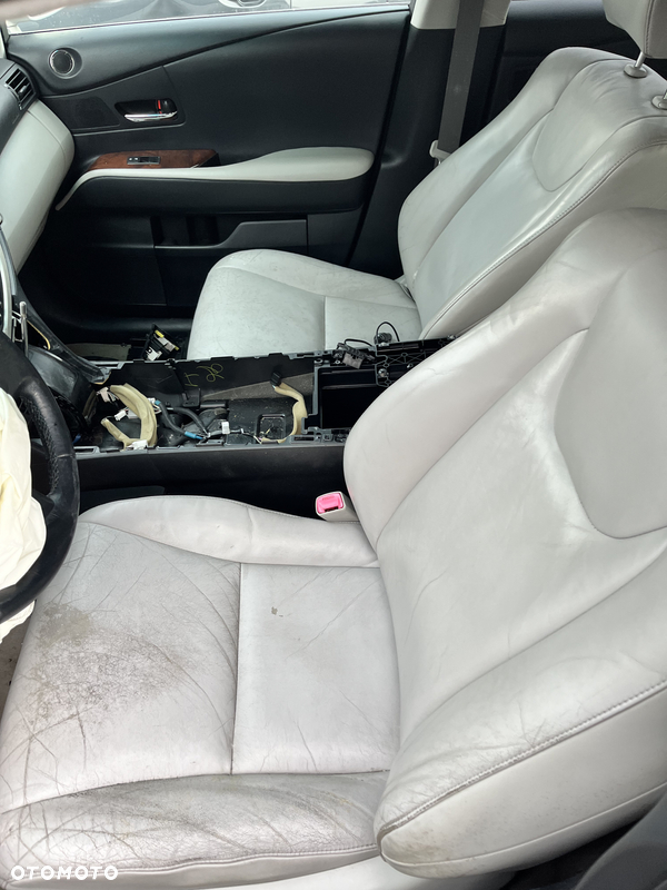 FOTLE PRZÓD KANAPA TYŁ FOTLE TYŁ LEXUS RX450H 2009-2013