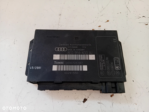 MODUŁ KOMFORTU AUDI A4 B6 8E0959433AJ