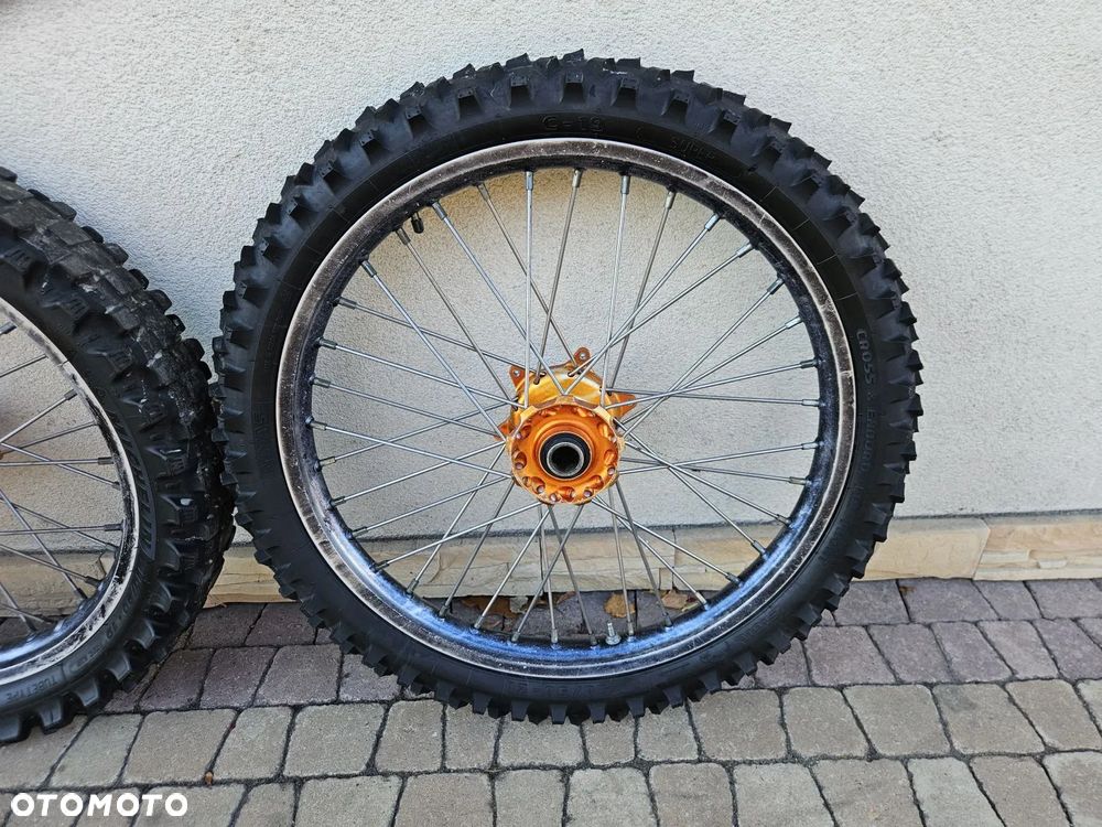 KTM EXC SX SXF FELGI KOŁA PRZÓD OŚ 26mm TYŁ 20mm PIASTY HAAN 450 400 250 125 530 350 KOŁO EXCEL KOMPLET LUB OSOBNO - 13