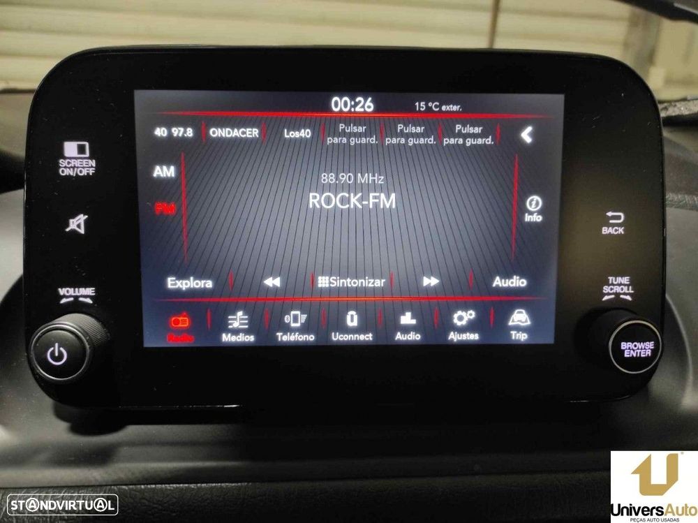TELA/ECRÃ MULTIFUNÇÕES FIAT TIPO II (357) FAM MIRROR - 11