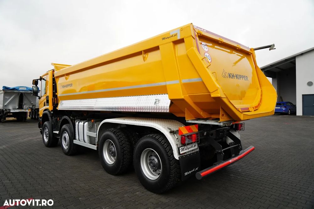 Scania 450 XT / 8x6 / BASCULATOR SPATE / OPTICRUISE / ANVELOPE 100% / EURO 6 - 9