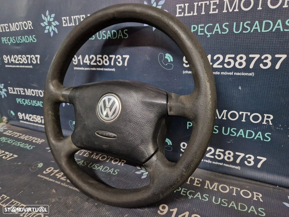 Volante usado pele com airbag VW SHARAN 4 braços - 2