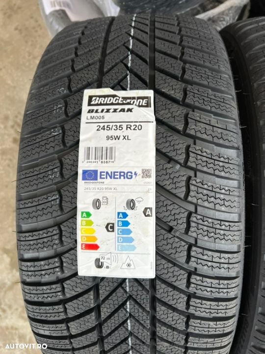 vând set anvelope 245/35/20-275/30/20 bridgestone de iarnă noi - 2
