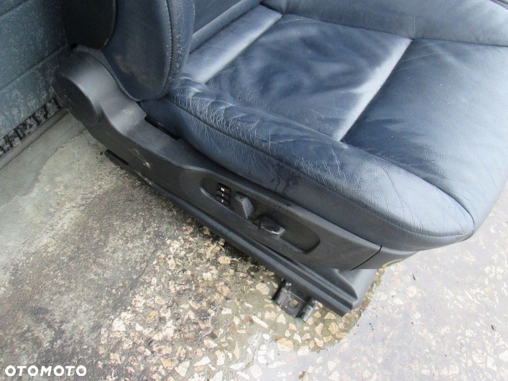 BMW E61 LCI FOTELE SKÓRZANE KANAPA KPL GRZANE ELE - 4