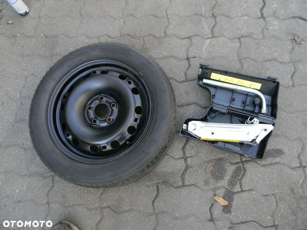 15" dojazd zapas koło dojazdowe SKODA FABIA II ROOMSTER PRAKTIK  lewarek klucz - 1