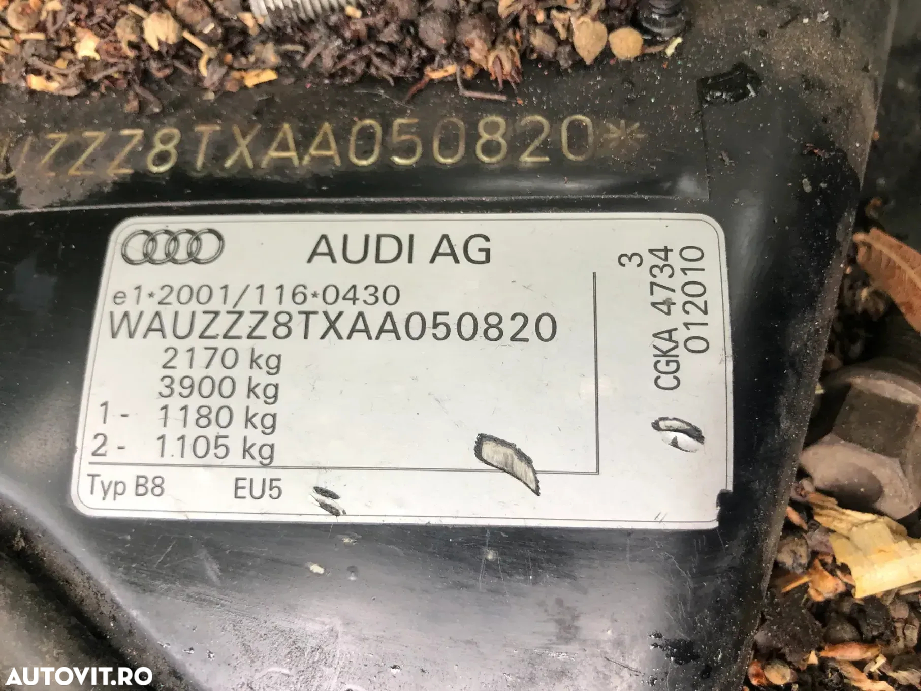 Turbina/Turbosuflanta Audi A5 A4 B8 2.7TDI CAMA CGKA - 3