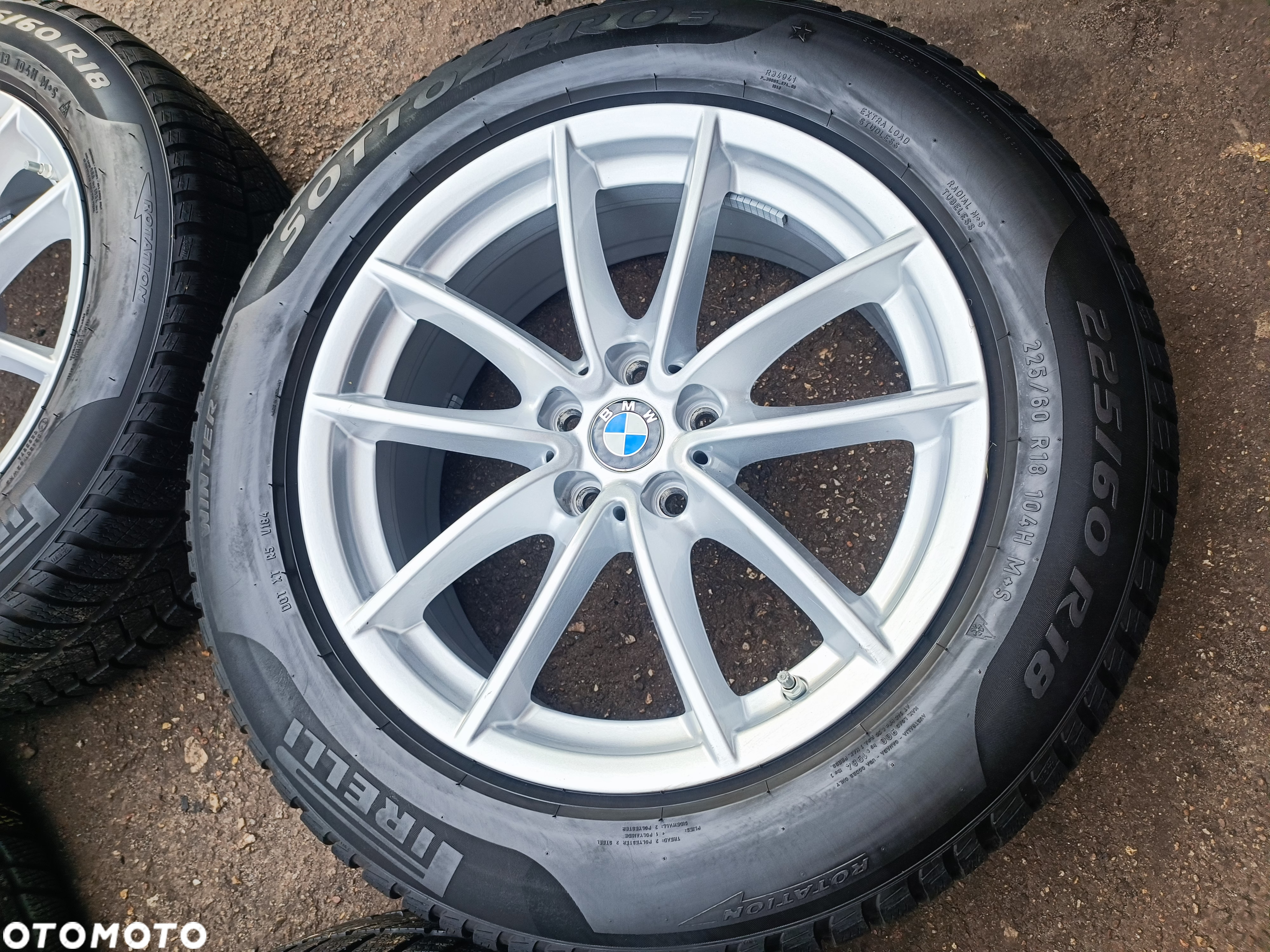 5x112 Alufelgi Felgi Aluminiowe 18 Koła Zimowe BMW X3 G01 X4 G02 2 G42 3 G20 G21 4 G22 G23 4GT G26 5 G30 G31 6 G32 7 G11 G12 Mercedes Audi 225/60 7,5mm - 8