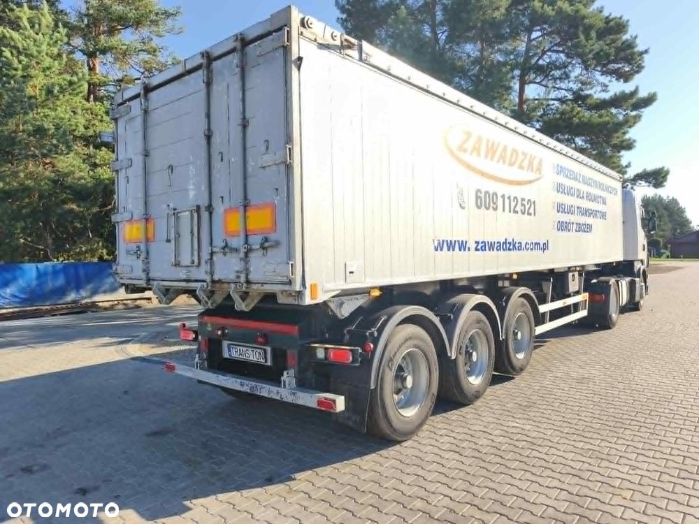 Zaslaw wywrotka 45m3 góra aluminiowa, rama stalowa, Osie Bpw, hamulce bebnowe, os podnoszona - 1