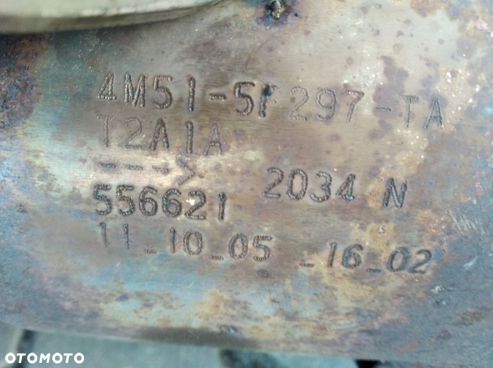 Volvo V50 S40 Ford Focus MK2 C-Max 1.6 16V kolektor wydechowy katalizator 4M51-5F297-TA - 2