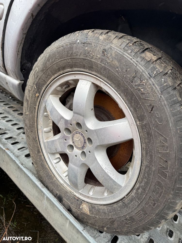 Set jante  4 bucăți roți Mercedes r17 originale ML stare tehnică perfectă - 1