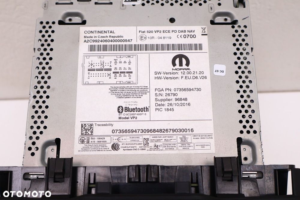 JEEP RENEGADE RADIO EKRAN NAWIGACJA 7356594730 - 6